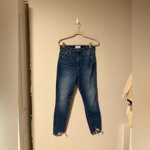 Frame Ali High Rise Cigarette Skinny Jean 28